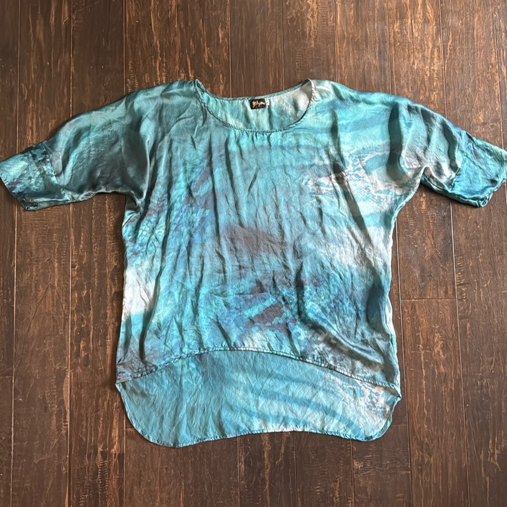 Johnny Was Silk Blouse